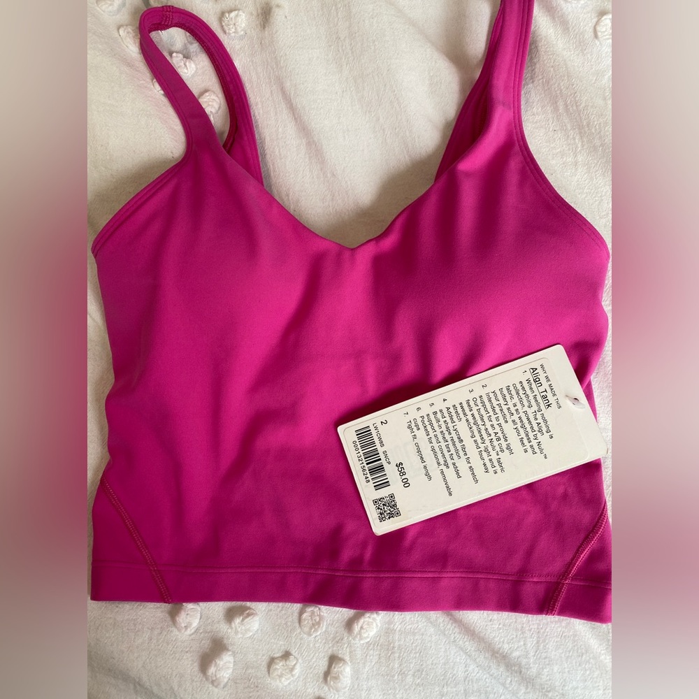 Lululemon sonic pink align tank